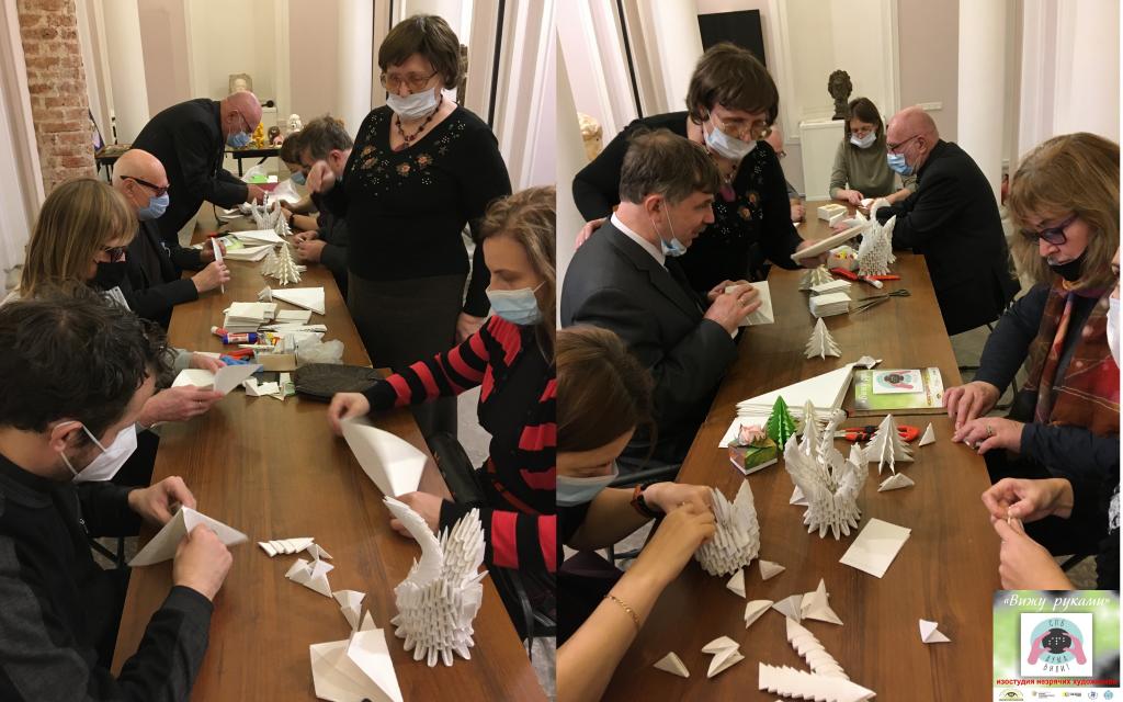 Мастер-класс по оригами прошел в Строгановском дворце