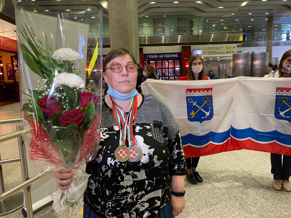 Виктория Архипова - победитель Чемпионата мира по шашкам-64 среди лиц с нарушением зрения 