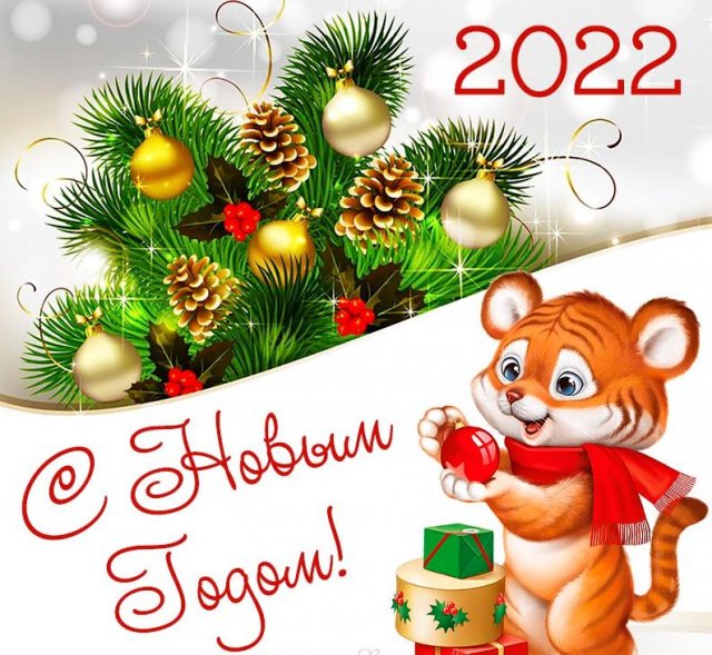 Поздравление Правления СПб РО ВОС с наступающим Новым 2022 Годом!