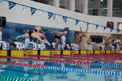Чемпионат СПб РО ВОС по плаванью (старт мужчин)