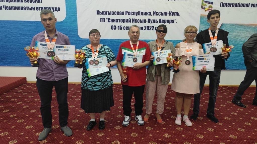 Виктория Архипова золотой и бронзовый призер Чемпионата мира по шашкам среди лиц с нарушением зрения