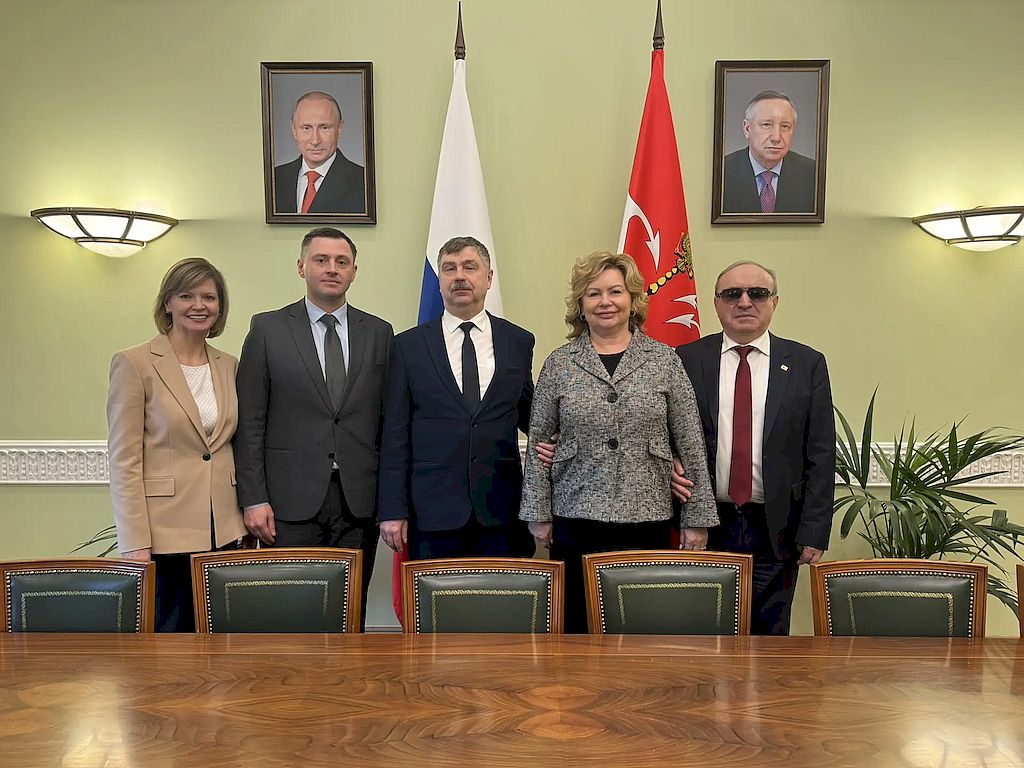 Рабочие встречи Президента ВОС в Санкт-Петербурге 