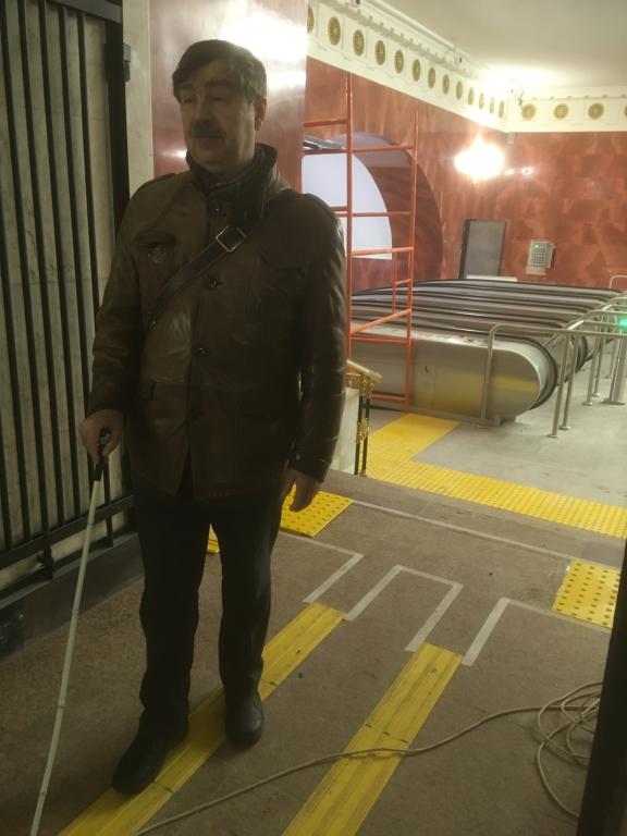 Обсуждены вопросы развития доступности объектов Петербургского метрополитена для инвалидов по зрению