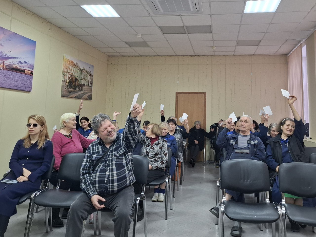 В СПб РО ВОС продолжается второй этап отчетно-выборной кампании: конференции прошли в Василеостровской МО и МО «УПП-5» В СПб РО ВОС продолжается второй этап отчетно-выборной кампании: конференции прошли в Василеостровской МО и МО «УПП-5»